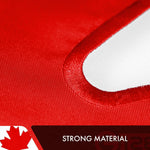 Load image into Gallery viewer, G128 5 Pack: Canada Canadian Flag  5x8 Ft  Double ToughWeave Series Double Sided Embroidered 210D Polyester  Country Flag, Embroidered Design, Indoor/Outdoor, Brass Grommets, Heavy Duty, 3ply