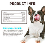 Load image into Gallery viewer, Eye Vitamins for Dogs Vision Supplement for Tear Stains Dog Eye Care Duck Flavor