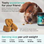 Load image into Gallery viewer, Calming Chews for Dogs Anxiety Relief Chicken Flavor Soft Treats for Storms