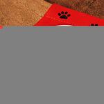 Load image into Gallery viewer, G128 Garden Flag &amp; Stand Forever in My Heart Pawprint Dog Memorial  4x8 Inch  Printed Blockout Polyester