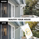 Load image into Gallery viewer, G128 Combo Pack: 6 Ft Tangle Free Spinning Flagpole (White) &amp; Rhode Island Flag 3x5 Ft Printed 150D Polyester, Brass Grommets (Flag Included) Aluminum Flag Pole
