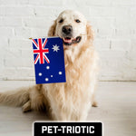 Load image into Gallery viewer, G128 50 Pack Handheld Australia Australian Stick Flags  12x18 In  Printed 150D Polyester, Country Flag, Solid Wooden Stick, Spear Gold Tip