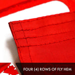 Load image into Gallery viewer, G128 3 Pack: Canada Canadian Flag  3x6 Ft  Double ToughWeave Series Double Sided Embroidered 210D Polyester  Country Flag, Embroidered Design, Indoor/Outdoor, Brass Grommets, Heavy Duty, 3ply