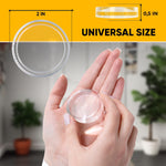 Load image into Gallery viewer, Wall Protectors 4 Pcs of Clear Rubber Knob Self Adhesive Guard Door Bumper Reusable Solution for Stopping Damage &amp; Noise from Doors in Your Home or Office Durable Shock Absorbent Discreet