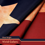 Load image into Gallery viewer, G128 Texas TeaStained Flag  3x5 Ft  LiteWeave Pro Series Printed 300D Polyester  Indoor/Outdoor, Vibrant Colors, Brass Grommets, Thicker and More Durable Than 100D 75D Polyester
