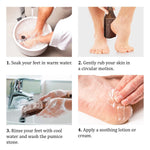 Load image into Gallery viewer, Pumice Stone Foot Brush Scrubber Wooden Pedicure Foot File with Handle for Dry Dead Skin Corn &amp; Callus Remover for Feet Foot Scraper Exfoliating Brush for Heels Elbows Hands