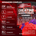Load image into Gallery viewer, Creatine Monohydrate Gummies Complex 8000mg Chewable for Women and Men with L