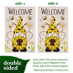 Load image into Gallery viewer, G128 Garden Flag Set Holiday Gnomes 12x18 10 pieces Blockout Fabric