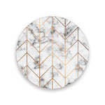 Load image into Gallery viewer, Coasters for Drinks Set of 4 Pieces Absorbent Ceramic Coasters with Cork Base ﻿Geometric Marble Texture Coffee Coaster Great Gift for Table Housewarming Birthday Kitchen Home Decor