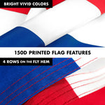 Load image into Gallery viewer, G128 Combo Pack: 6 Feet Tangle Free Spinning Flagpole (White) Netherlands Dutch Flag 3x5 ft Printed 150D Brass Grommets (Flag Included) Aluminum Flag Pole