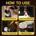 Load image into Gallery viewer, Smoking Gun Wood Smoke Infuser Birner PRO Premium Kit 13 PCS Smoker Machine with Accessories and Wood Chips Cold Smoke for Food and Drinks Gift for Man