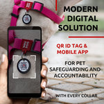 Load image into Gallery viewer, Waterproof Dog Harness Adjustable Dog Harness for Large Dogs Small and Medium Dogs Heavy Duty Dog Harness with Durable Metal Clasp and QR Dog Tag Boy &amp; Girl Dog Harness Pink (20 32in)