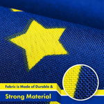 Load image into Gallery viewer, G128 5 Pack: Oregon OR State Flag  3x5 Ft  Double LiteWeave Pro Series Double Sided Printed 150D Polyester  Vibrant Colors, Brass Grommets, Thicker and More Durable Than 100D 75D Polyester, 2ply