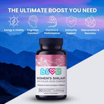 Load image into Gallery viewer, Womens Shilajit Fulvic Acid Complex Pure Himalayan Shilajit Capsules 1000mg of