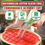 Load image into Gallery viewer, Watermelon Slicer Cutter Tool – Durable Stainless Steel Blade Watermelon Cutter with Ergonomic Handle  Slice or Cube Cantaloupe &amp; Honeydew Quick Mess Free Prep for Summer Snacks Parties &amp; BBQs