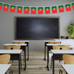 Load image into Gallery viewer, G128 Portugal Portuguese Bunting Banner  Flag 8.2 x 5.5 Inch, Full String 33 Feet  Printed 150D Polyester, Decorations For Bar, School, Festival Events Celebration