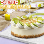 Load image into Gallery viewer, 1 4 Sheet Cake Board Rectangle   9.9 x 13.8 Rectangle Cake Boards for Pastries Grease and Moisture Resistant Thick Sturdy Material with Fancy Pattern Easy to Clean Suitable for Any Celebration