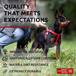 Load image into Gallery viewer, Red Waterproof Dog Harness Adjustable for Small Dogs S Size 1622 inch