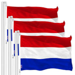 Load image into Gallery viewer, Netherlands Dutch Flag 3x5 Ft 3Pack 150D Printed Polyester By G128