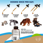 Load image into Gallery viewer, Worm Treatment for Cats &amp; Dogs Liquid Herbal Supplement with Probiotic