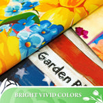 Load image into Gallery viewer, Grow Garden Spring Bloom 12x18 Inch USA Patriotic Flower Pot with Butterflies
