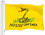 Load image into Gallery viewer, Combo Pack: USA American Flag &amp; No Step On Snek Flag 3x5 FT Printed 150D Polyester