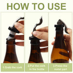Load image into Gallery viewer, Wine Stoppers 6 PCS Silicone Bottle Stopper Expanding Manual Beverage Bottle Stopper Wine Bottle Cork
