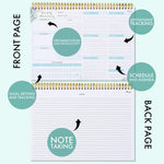 Load image into Gallery viewer, Weekly Undated Planner Notepad 8.5x12  –  52 Week Calendar &amp; To Do List for