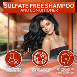 Load image into Gallery viewer, Batana Oil Shampoo and Conditioner Set Thickening Hair Products for Women and
