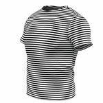 Load image into Gallery viewer, Short Sleeved TShirt Black Striped Paratrooper Top Telnyashka Тельняшка (XL)