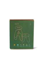 Load image into Gallery viewer, BABAI Wooden Kids Stool X in Grey Color for 18m7yrs