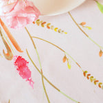 Load image into Gallery viewer, Finest Floral Square Easter Tablecloth Non Iron Stain Resistant  52x52 inch