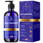 Load image into Gallery viewer, Niacinamide Serum 8Oz for Face 10% with Zinc 1% Vitamin B3 Brightening Serum
