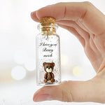 Load image into Gallery viewer, Cute Girlfriend and Boyfriend Gifts Message in a Bottle Love Bear Gift Message