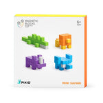 Load image into Gallery viewer, PIXIO Mini Safari 137 Magnetic Blocks in 6 Colors and Free Mobile App for Design