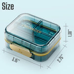 Load image into Gallery viewer, Medicine Pill Organizer Travel Pill Container Small Pill Box 7 Compartments