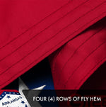 Load image into Gallery viewer, G128 3 Pack: Arkansas AR State Flag  3x5 Ft  Double ToughWeave Series Double Sided Embroidered 210D Polyester  Embroidered Design, Indoor/Outdoor, Brass Grommets, Heavy Duty, 2ply