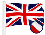 Load image into Gallery viewer, Combo Pack American USA Flag 3x5 Ft and United Kingdom UK Flag 3x5 Ft Both