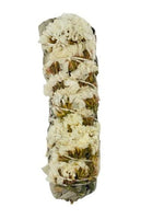 Load image into Gallery viewer, Bholi Sage Plus Sage Smudge Kit for Cleansing Negative Energy and Cleansing House Sinuata Dragon Blood Cinnamon and Triple Flower sage Smudge Sticks with White Sage California sage Sticks Pack of 4