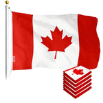 Load image into Gallery viewer, Canada Canadian Flag 3x5 Ft 5Pack Printed Polyester By G128