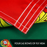 Load image into Gallery viewer, Portugal Portuguese Flag 3x5 Ft 2Pack Doublesided Embroidered Polyester By G128