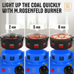 Load image into Gallery viewer, Blue Multipurpose Electric Charcoal Starter Electric Charcoal Burner ETL Stove