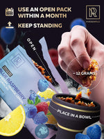 Load image into Gallery viewer, Shisha Hookah Flavors Nicotine Free Blue Raspberry Hookah Flavor Herbal 3.5 ounce 100 Gram Hookah Shisha Tobacco Free Hookah Tobacco &amp; Nicotine Free Shisha Shisha Hookah Flavors (Pack of 1)