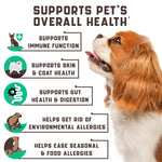Load image into Gallery viewer, Natural Dog Allergy Chews with Omega Probiotics Apple Cider Vinegar 180 Chews