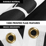 Load image into Gallery viewer, G128 Combo Pack: Flag Pole 6 FT Black Tangle Free &amp; Come and Take It Rifle Black Flag 3x5 FT Brass Grommets Printed Polyester (Flag Included) Aluminum Flag Pole