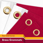 Load image into Gallery viewer, 2 Pack Florida FL State Flag 3x5 Ft Printed 150D Polyester 4 Corner Brass