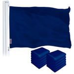 Load image into Gallery viewer, Solid Blue Color Flag 3x5 Ft 10Pack Printed 150D Polyester By G128