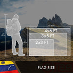 Load image into Gallery viewer, Venezuela Venezuelan Flag 3x5 Ft 2Pack Doublesided Embroidered Polyester By G128