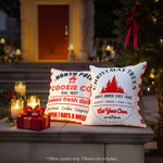 Load image into Gallery viewer, G128 Christmas Decoration Farmhouse Cookie &amp; Pine Spruce Waterproof Throw Pillow Covers  18 x 18 in  Set of 4, Beautiful Cushion Covers for Christmas Sofa Couch Decoration