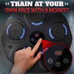 Load image into Gallery viewer, Music Boxing Machine for Adults Durable Wall Mounted Bluetooth Music Punching Machine with 9 Modes Shock Absorbing Pads LED Screen &amp; Included Gloves Boxing Equipment for Training at Home